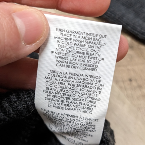 CAbi Gray High Low Hemline Sweater Top - Picture 11 of 12